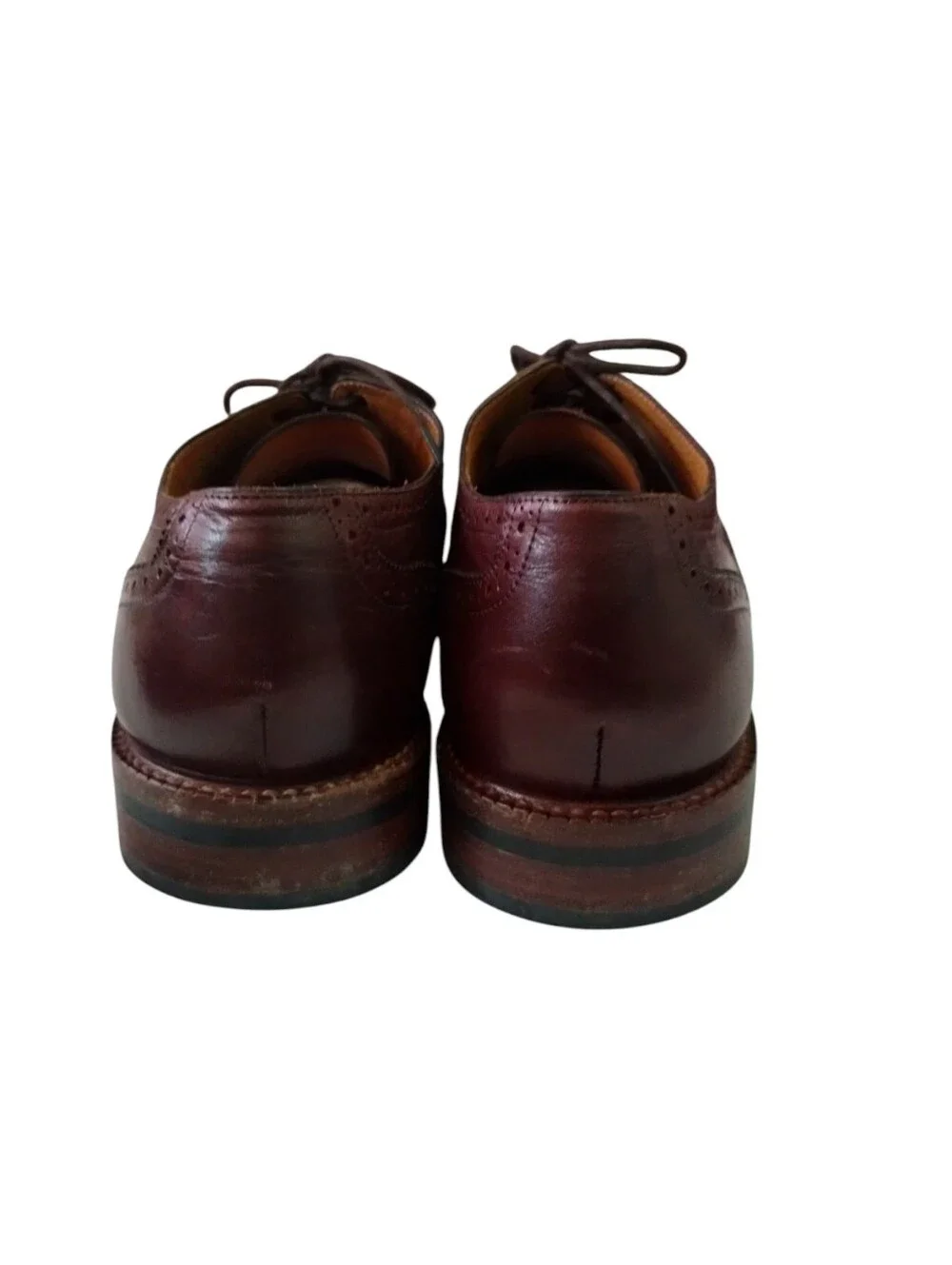 Beckett Simonon Kent Wingtips Leather Shoes Men's 11 Dress Lace Up